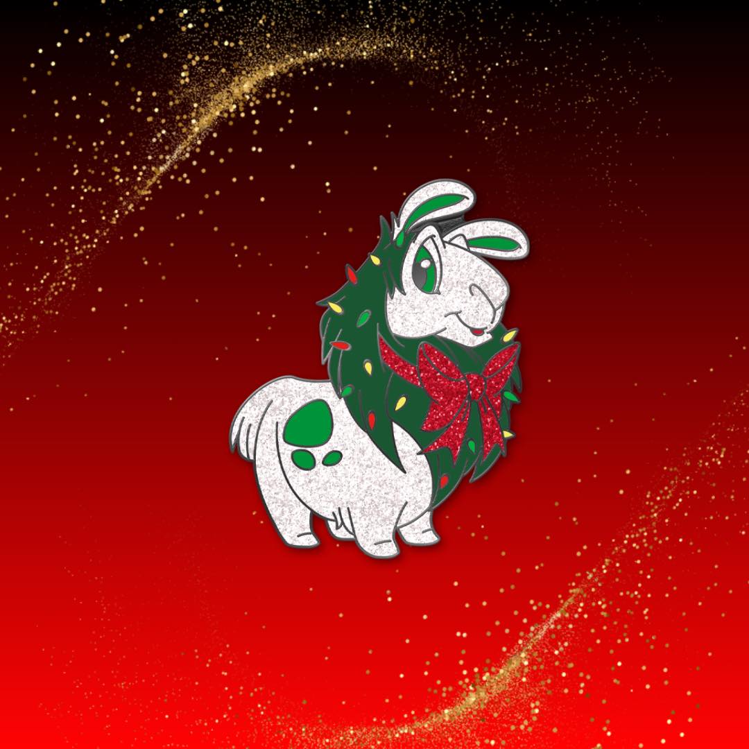 Holiday Gnorbu Pin, Neopets