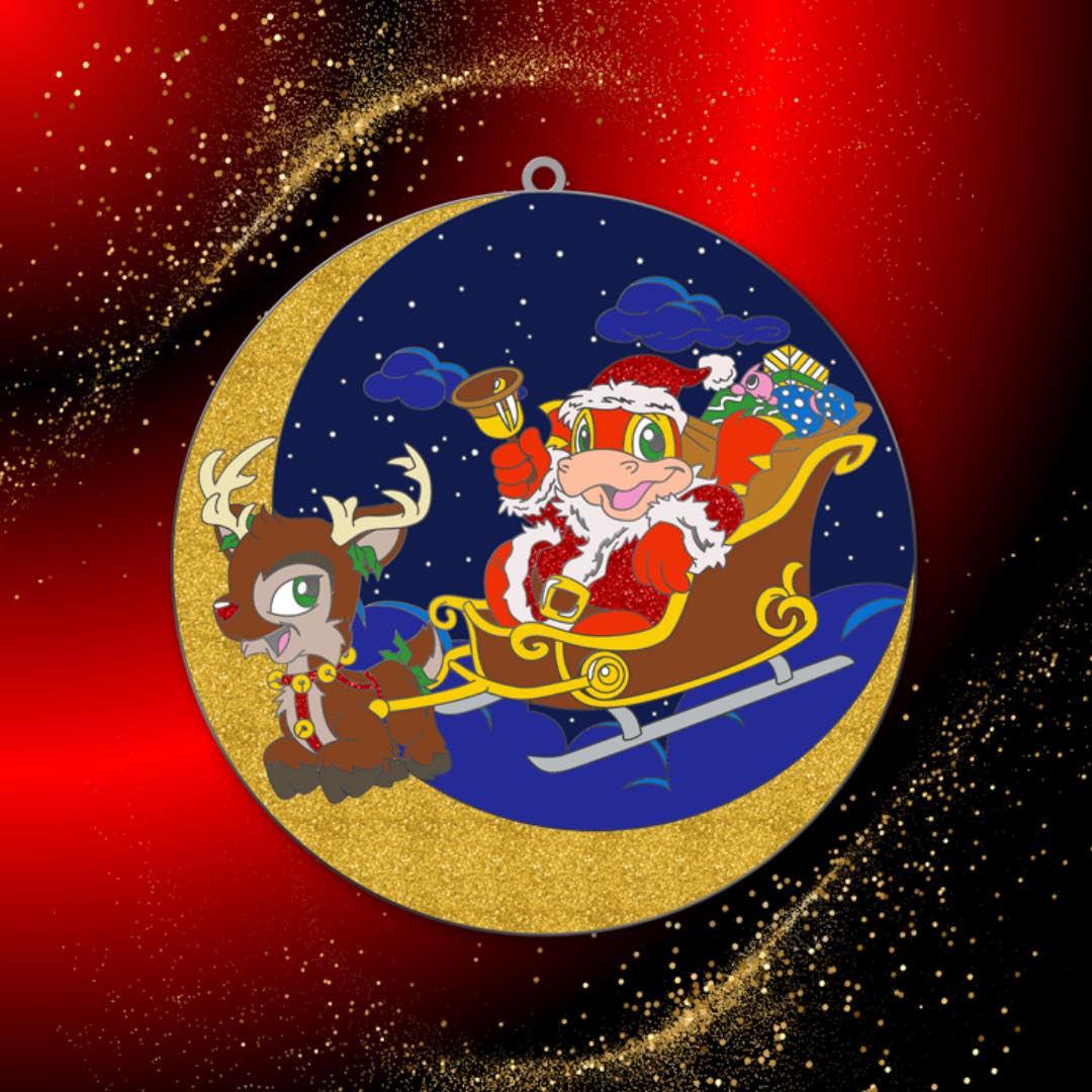 Scorchio Holiday Ornament, Neopets