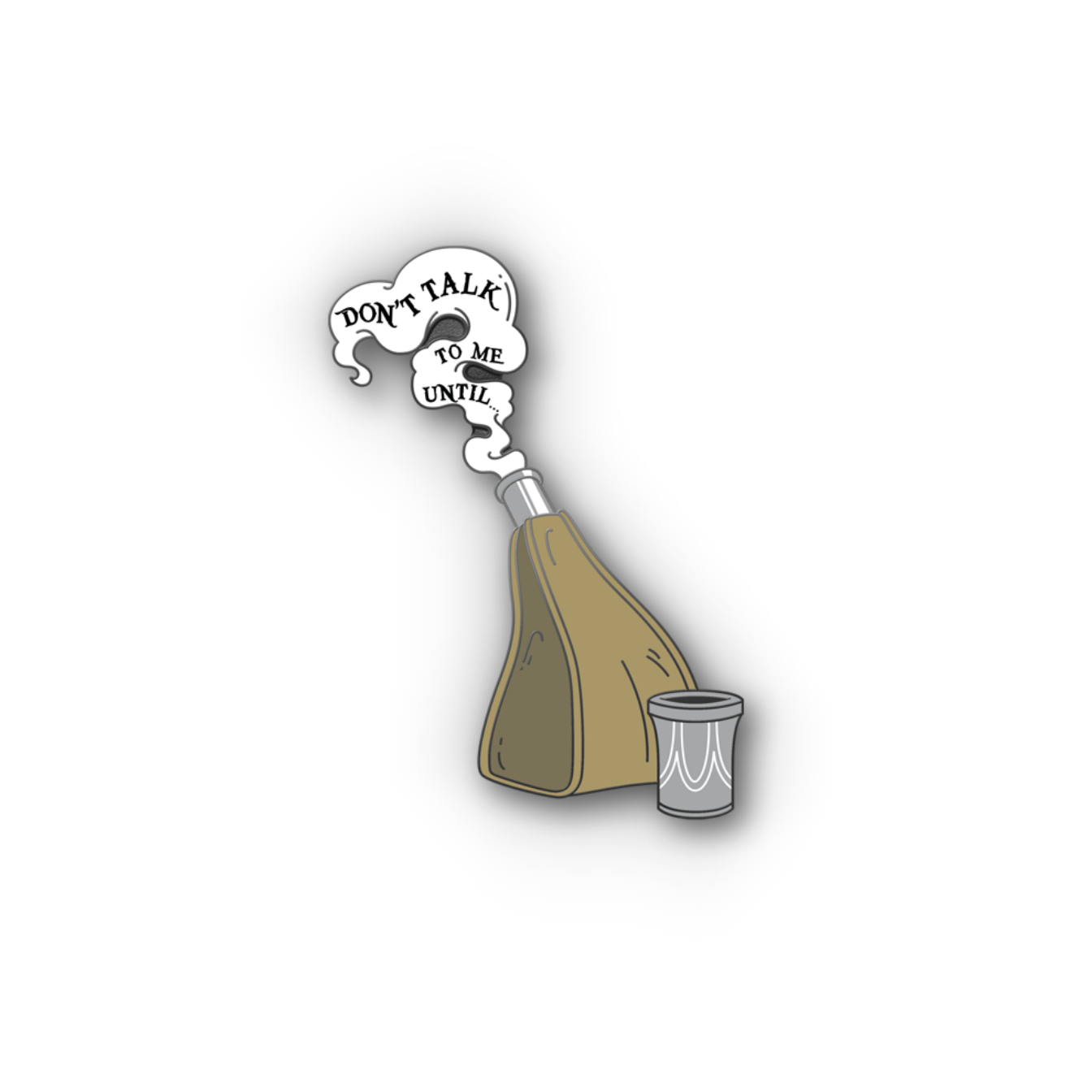Hot Brown Morning Potion Pin, The Dragon Prince