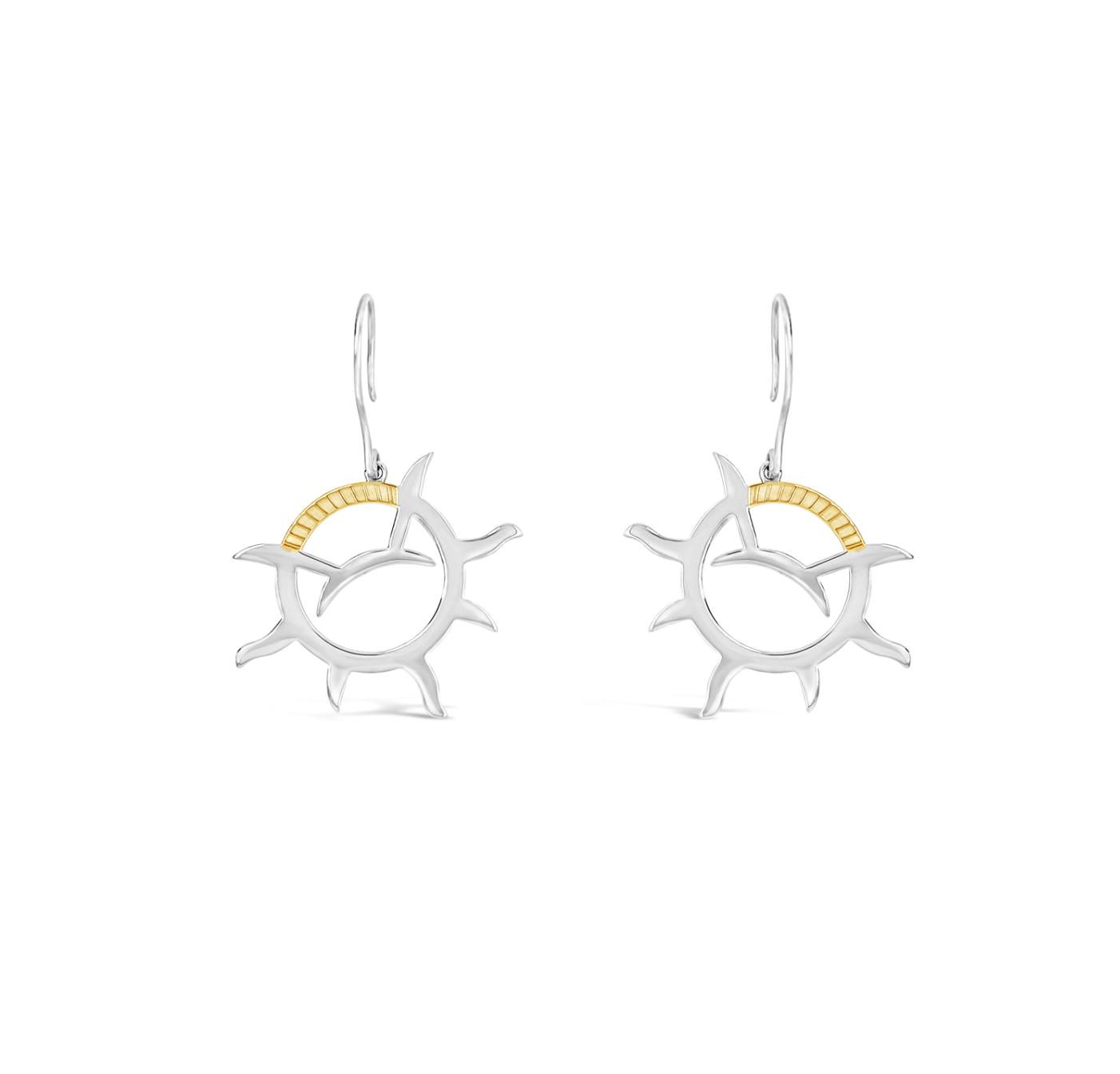 Wind & Fire Wheel Earrings, Avital's Armory
