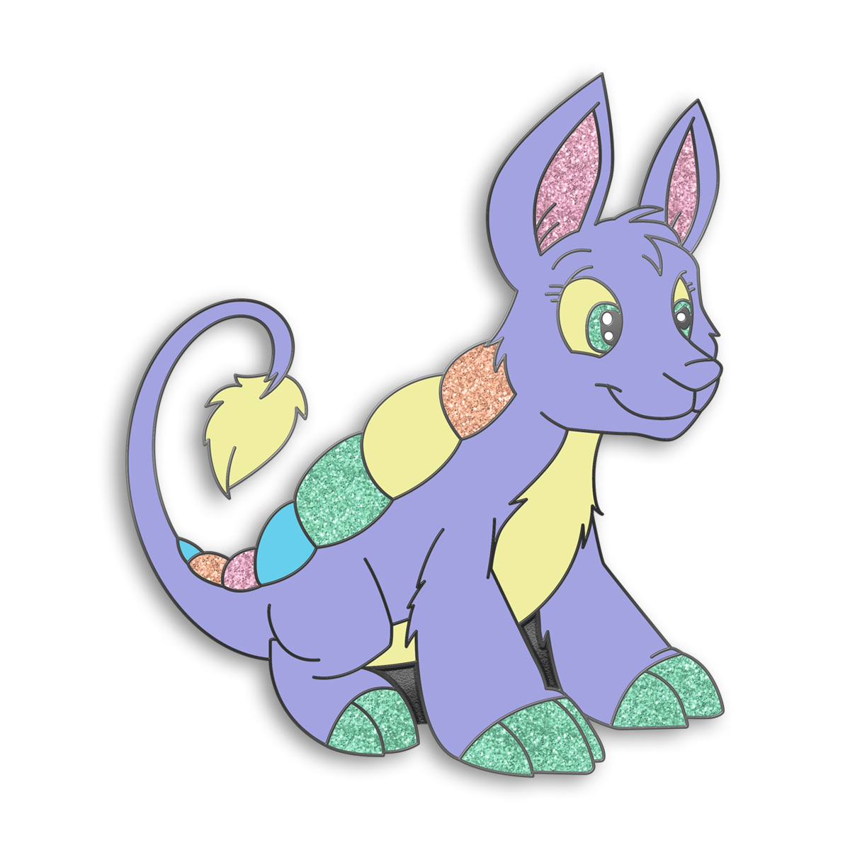 Pastel Bori Pin, Neopets