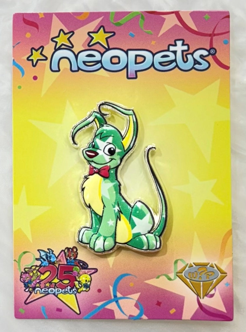 25th Anniversary Gelert Pin, Neopets