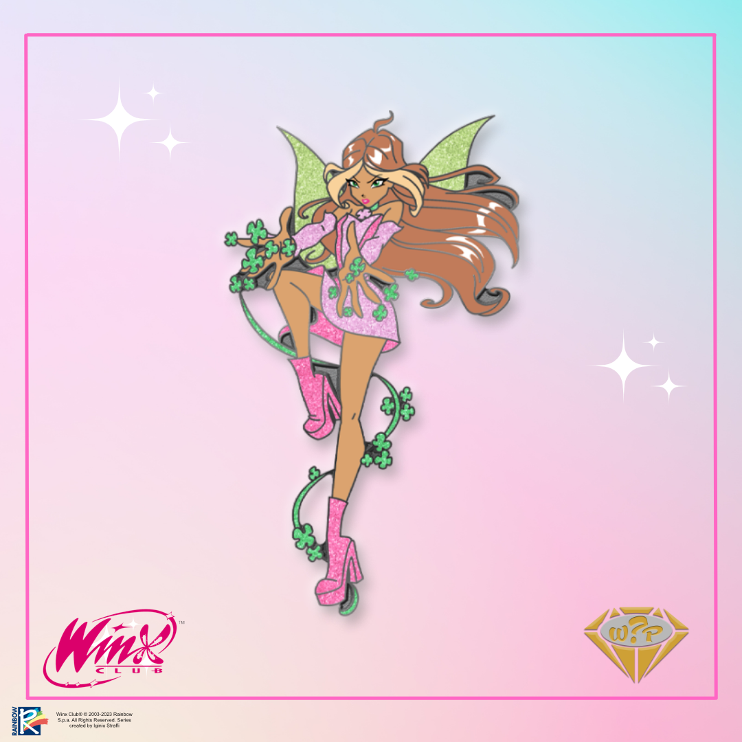 Flora Fairy Pin, Winx Club