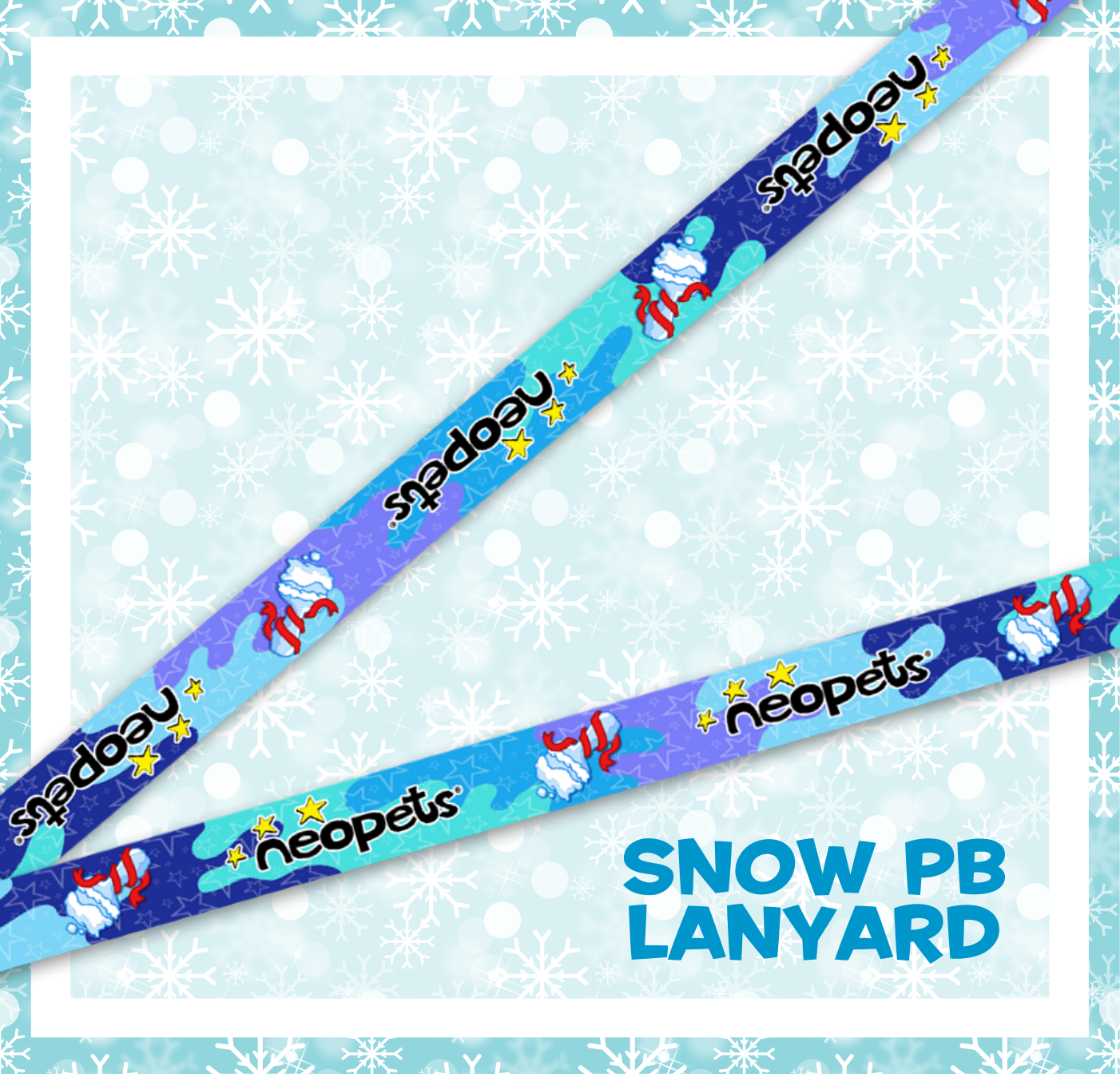 Snow Paintbrush Lanyard, Neopets