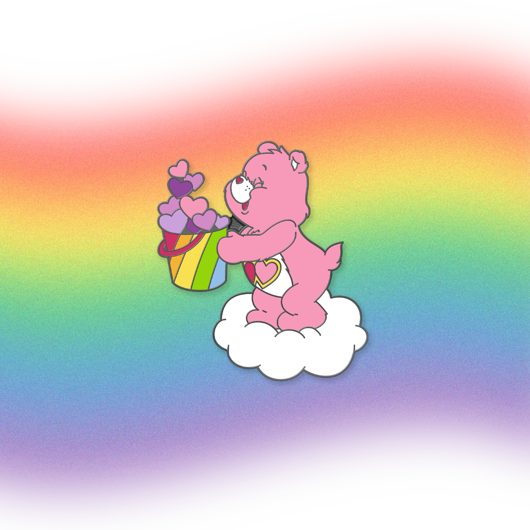 Love-A-Lot Care Bear Pride Pin