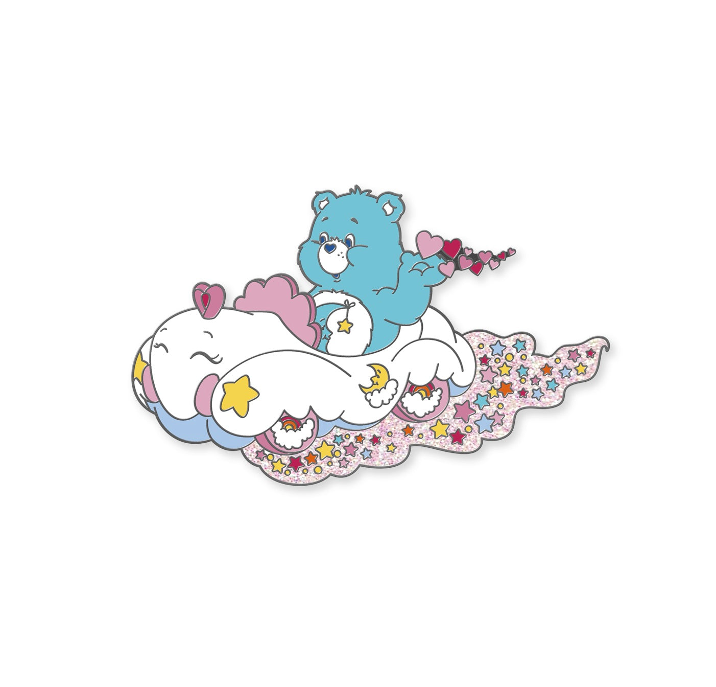 Cloud Car Bedtime Bear Pride Pin, Care Bears