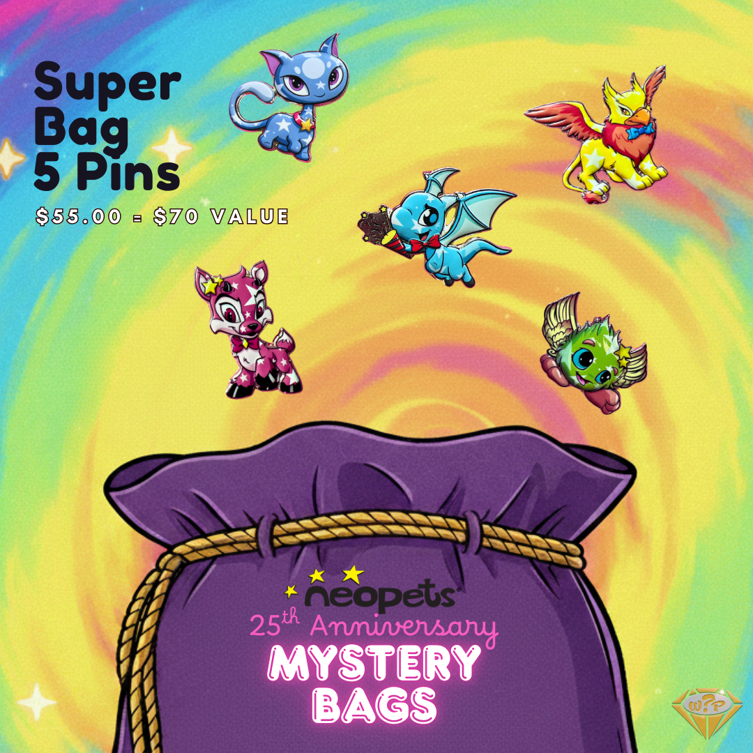 LE 25th Anniversary Neopets SUPER Bag, Neopets