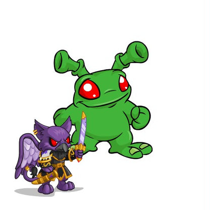 SDCC26 Dark Trio Pin, Neopets