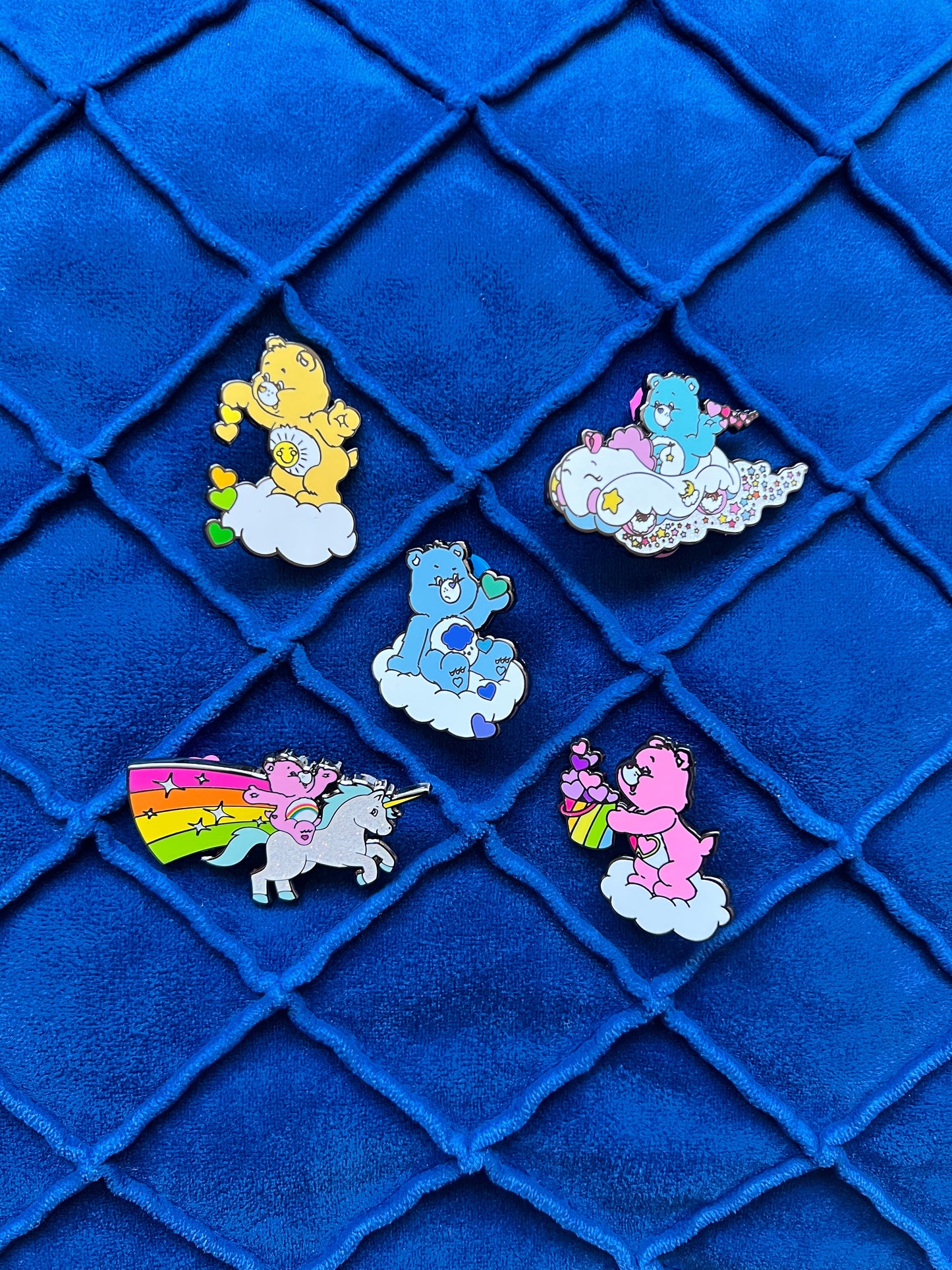 Grumpy Bear Pride Pin, Care Bears