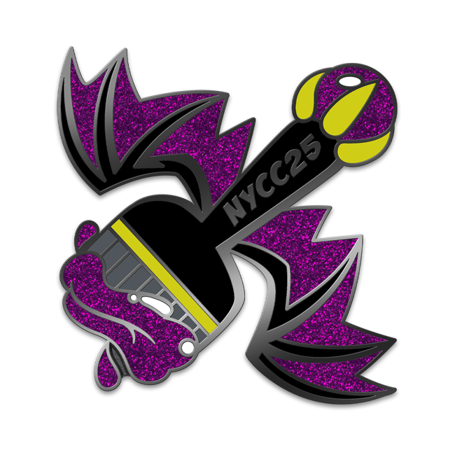 **NYCC2025 Darigan Paintbrush Pin, Neopets