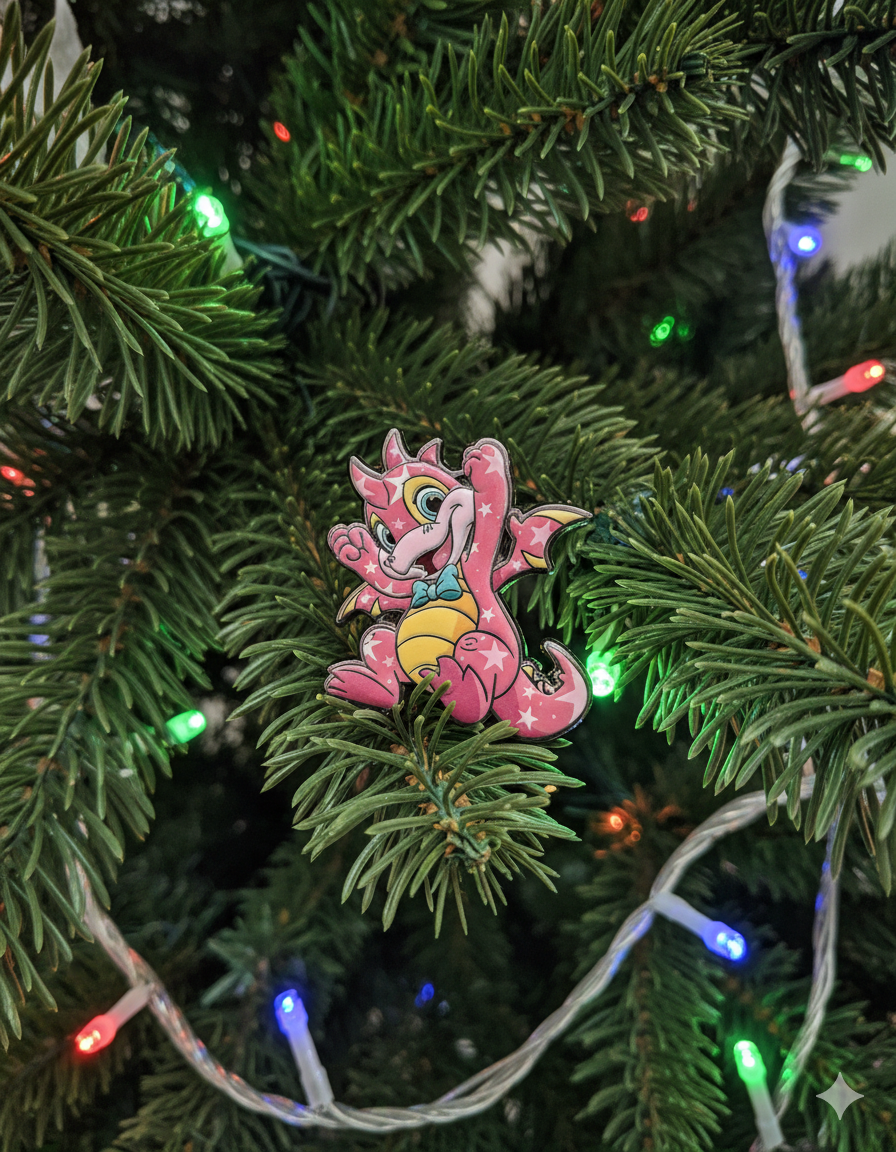 25th Anniversary Scorchio Pin, Neopets