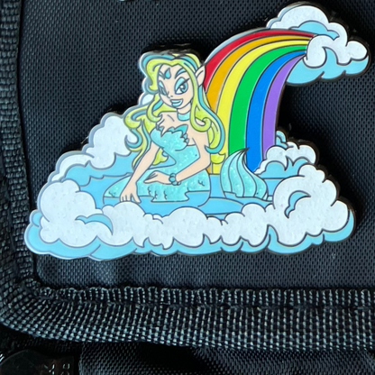 Fountain Faerie Pride Pin, Neopets