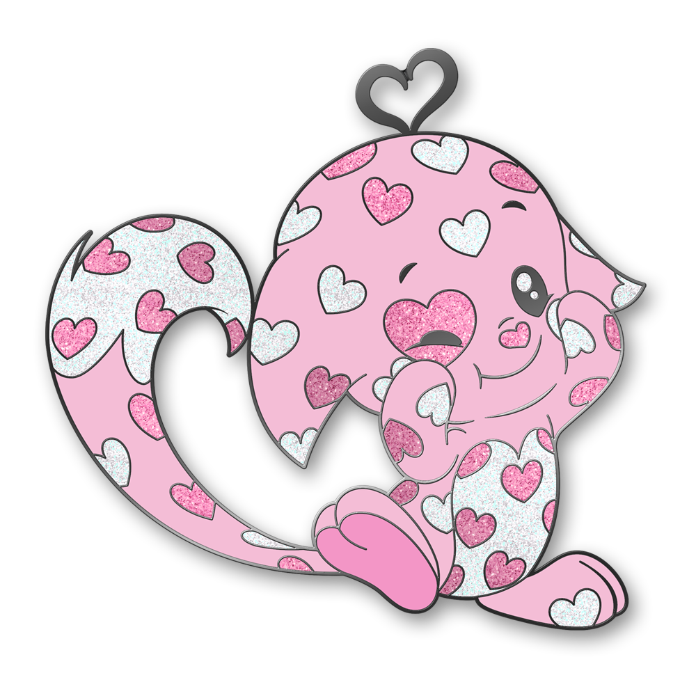 Valentine Kacheek Pin, Neopets **PRE-ORDER**