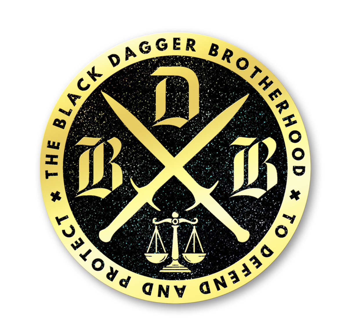 Black Dagger Brotherhood Crest Pin