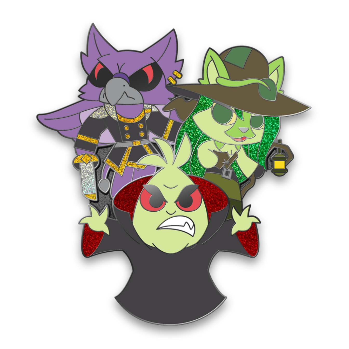 SDCC26 Dark Trio Pin, Neopets