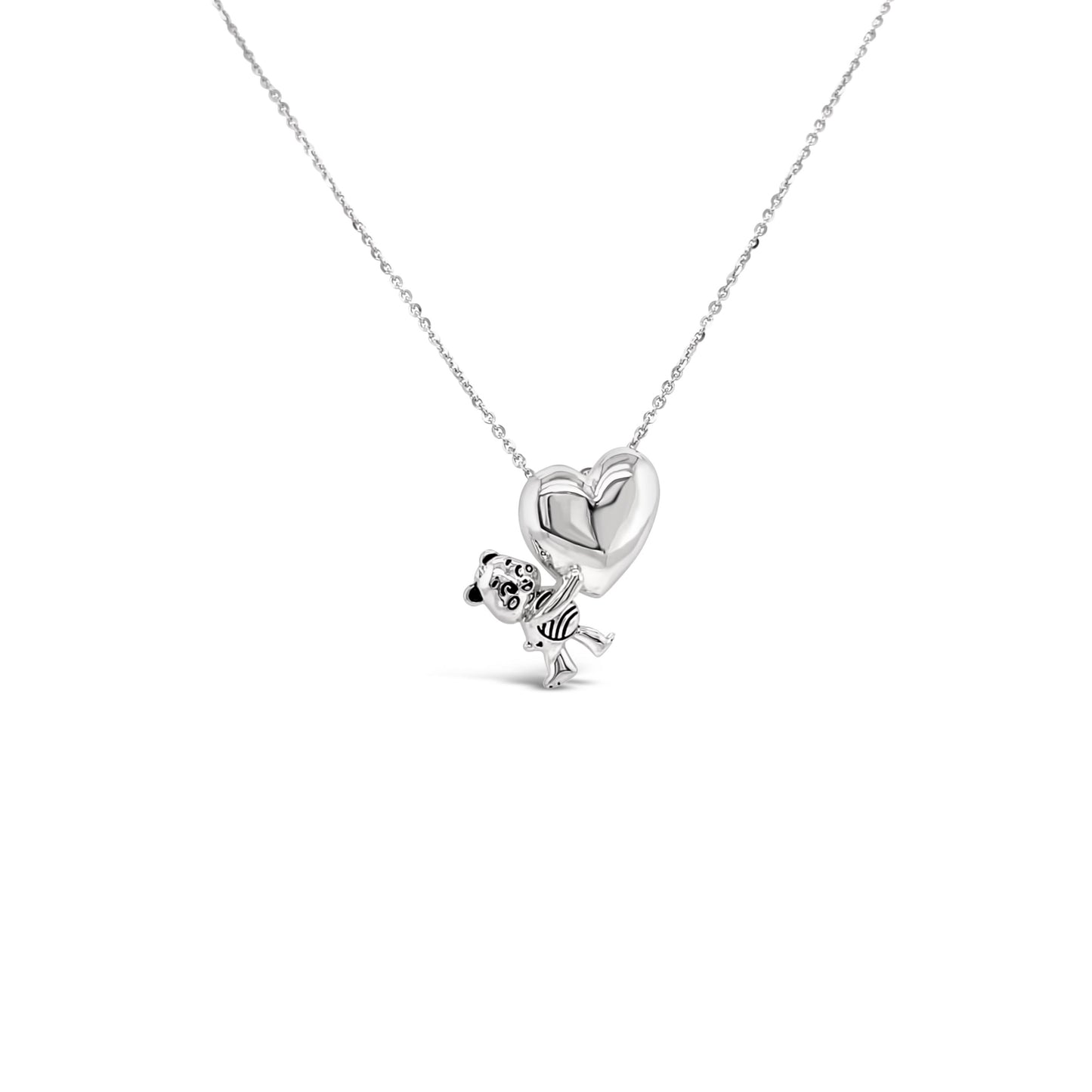 Cheer Care Bear Heart Necklace